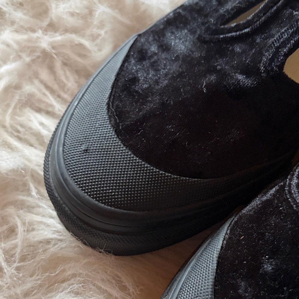 Vans 93 Mary Janes in velvet - Picture 3 of 11